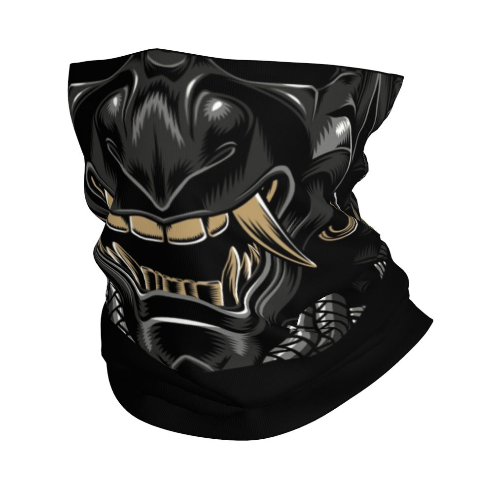 Oni Demon Bandana Neck Gaiter Windproof Face Scarf Cover