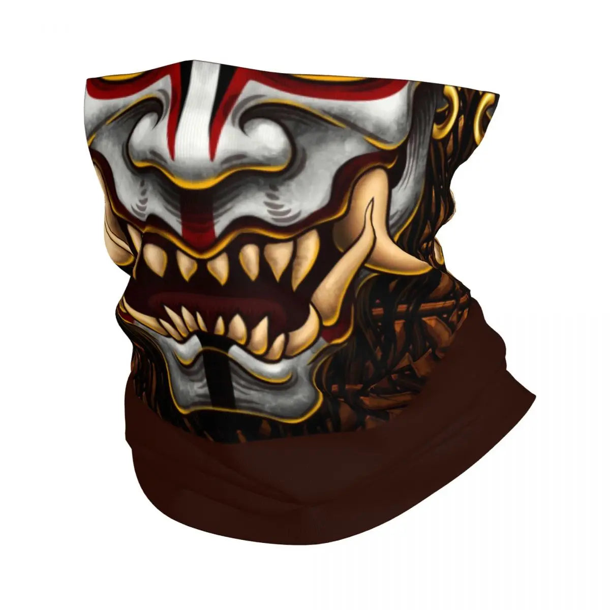 Oni Demon Bandana Neck Gaiter Windproof Face Scarf Cover