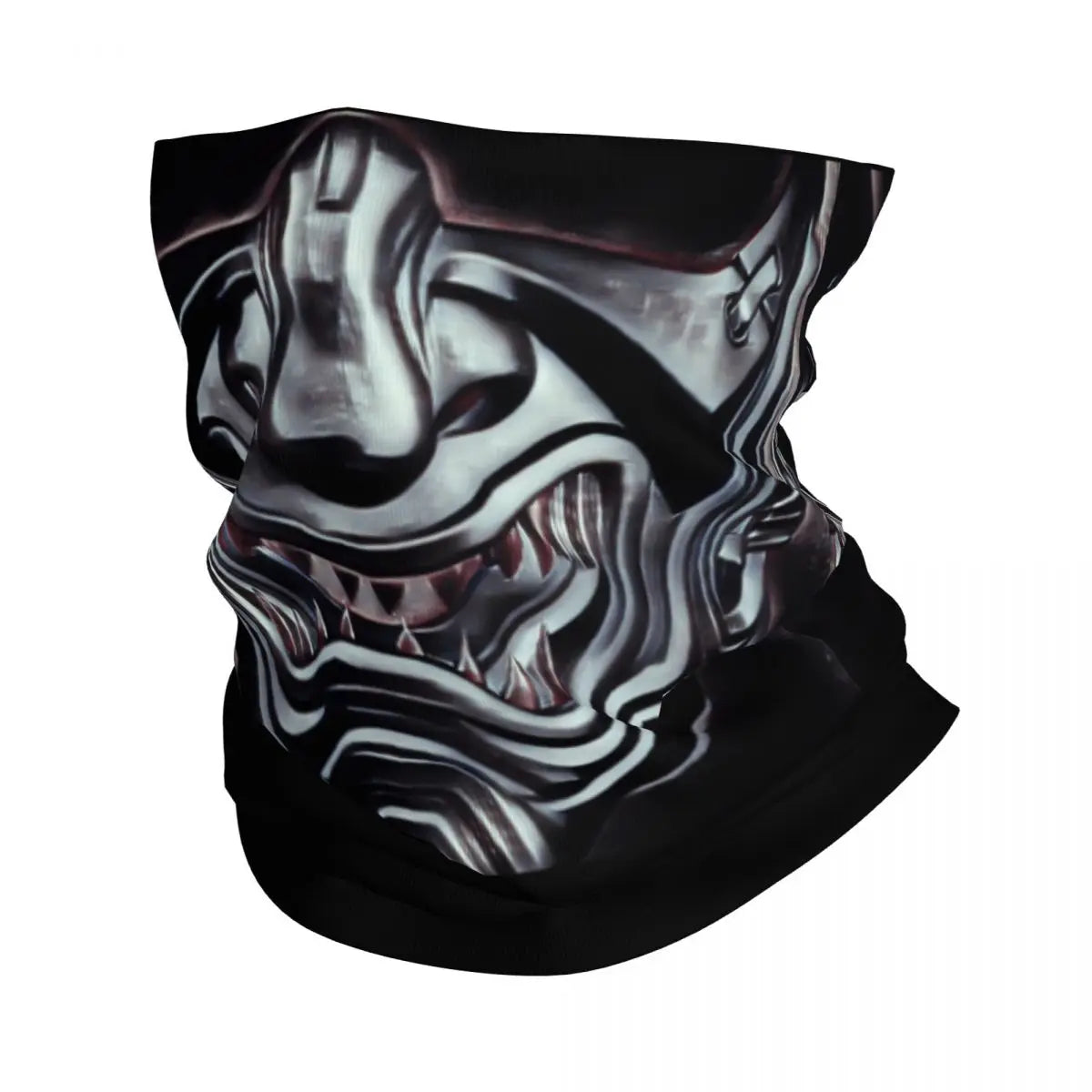 Oni Demon Bandana Neck Gaiter Windproof Face Scarf Cover