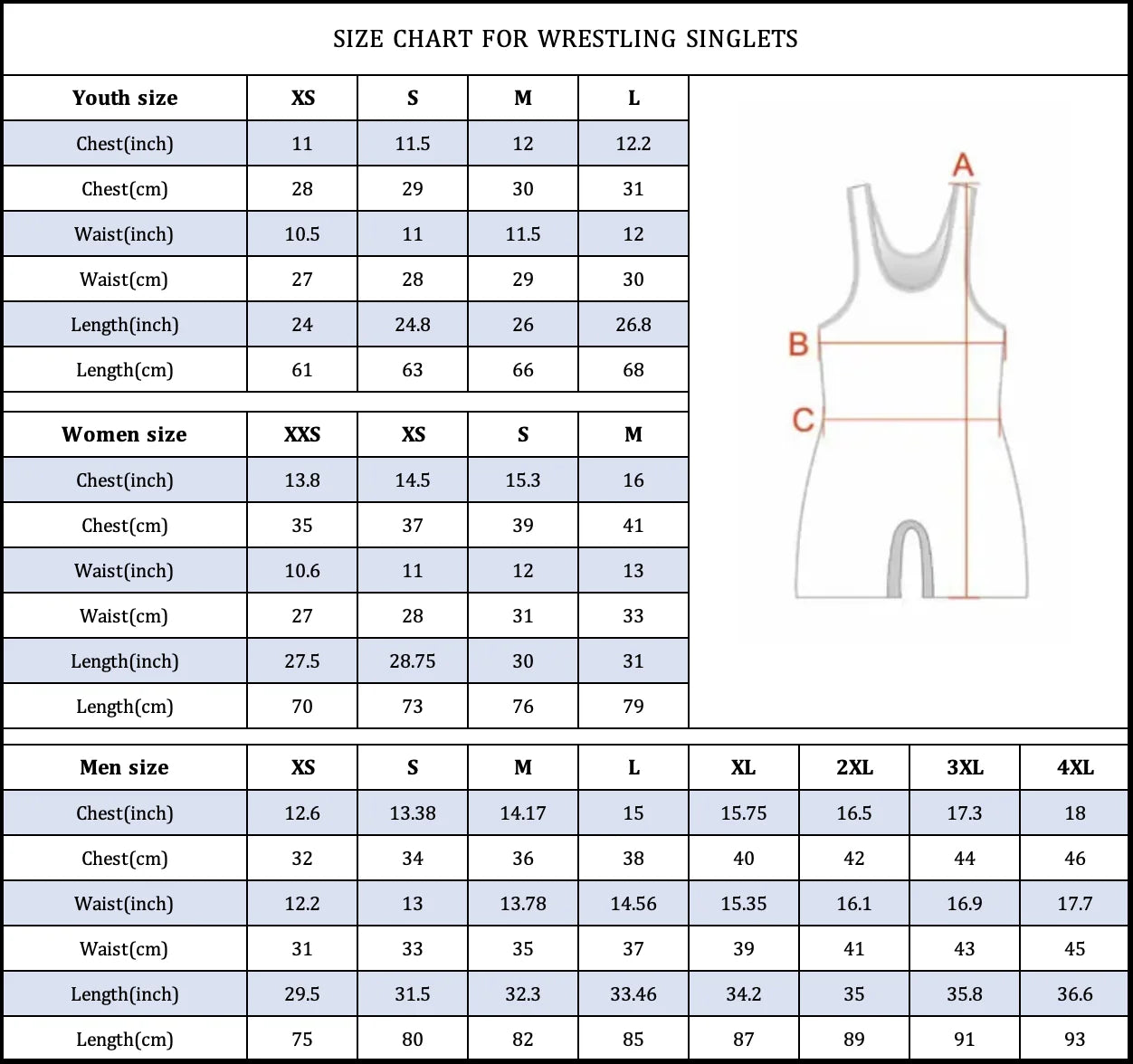 Kids Custom Wrestling Singlets High Quality Durable and Quick Dry