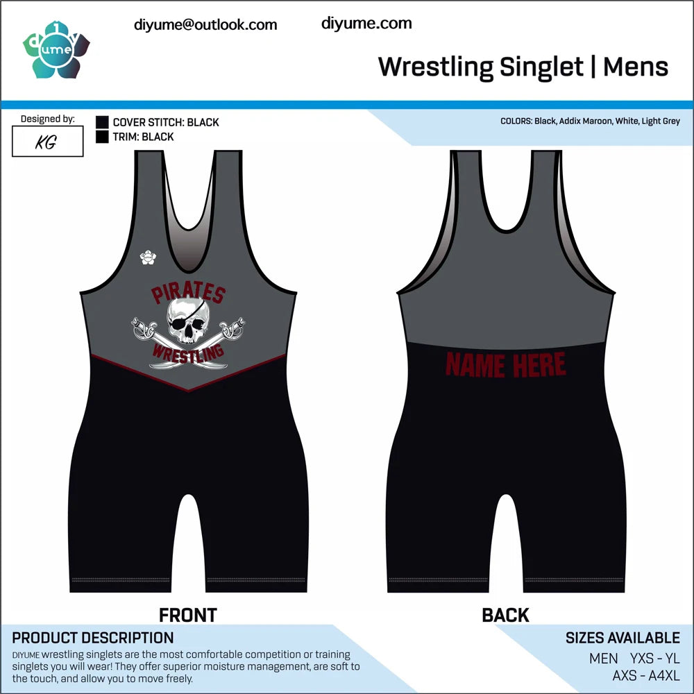 Kids Custom Wrestling Singlets High Quality Durable and Quick Dry