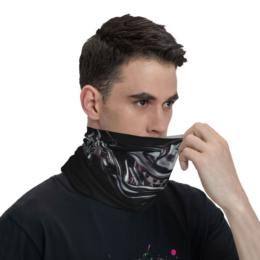 Oni Demon Bandana Neck Gaiter Windproof Face Scarf Cover