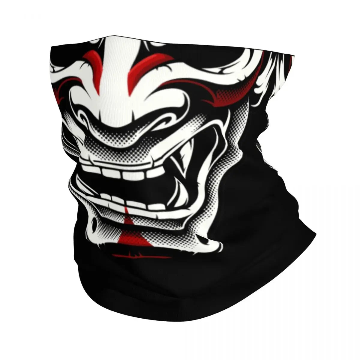 Oni Demon Bandana Neck Gaiter Windproof Face Scarf Cover