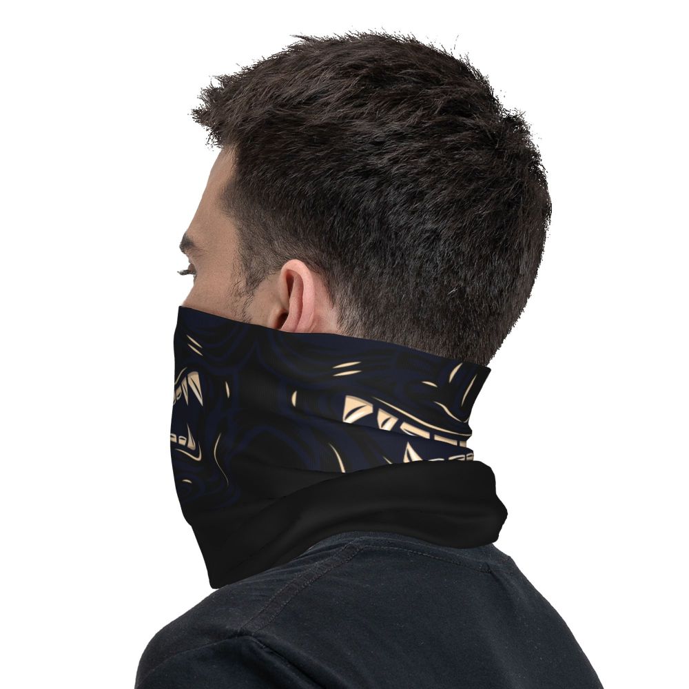 Oni Demon Bandana Neck Gaiter Windproof Face Scarf Cover