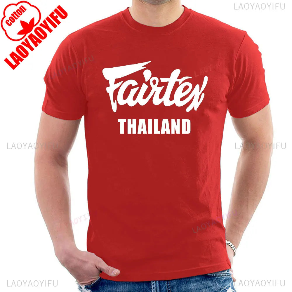 Muay Thai Kickboxing Fairtex Thailand Cotton T shirt