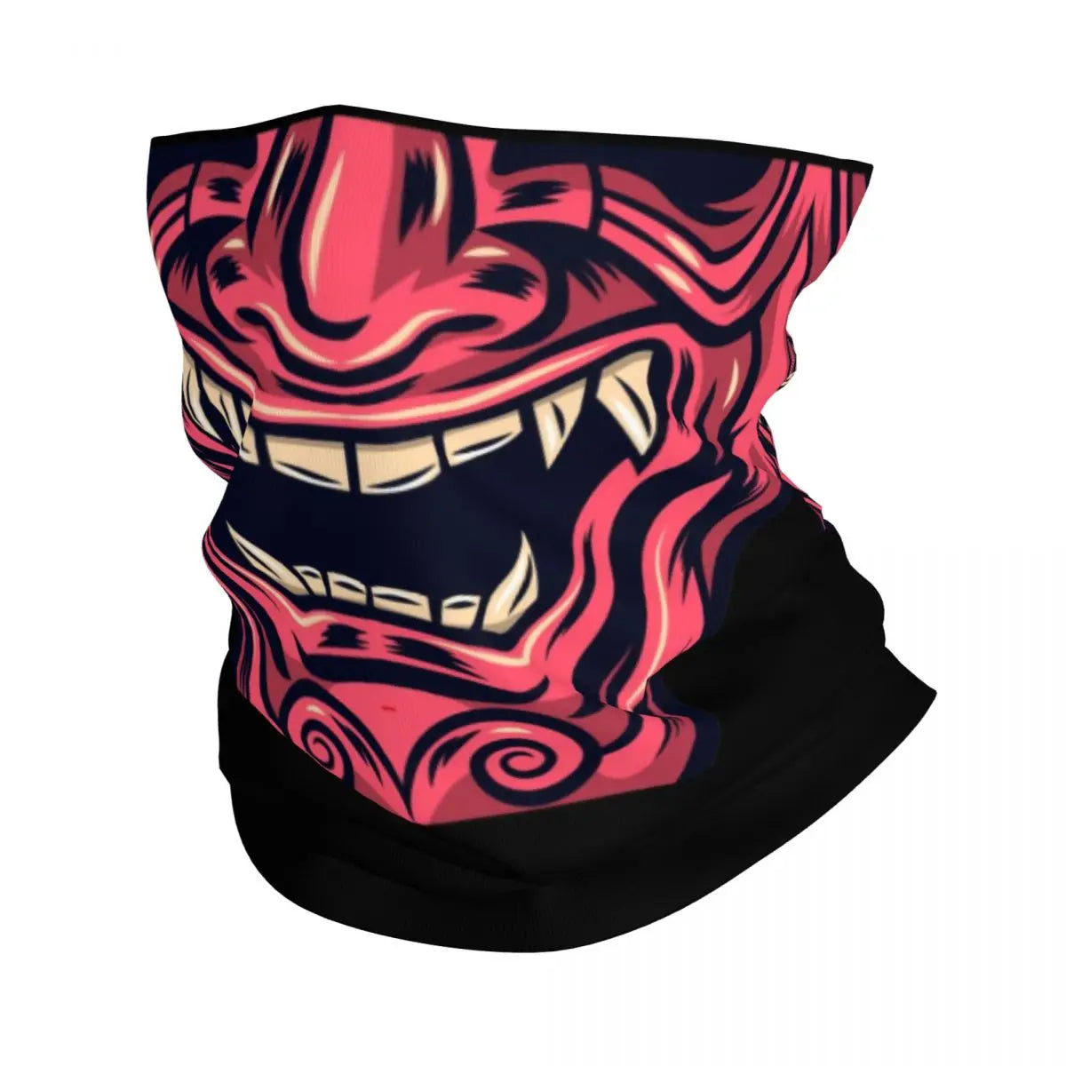 Oni Demon Bandana Neck Gaiter Windproof Face Scarf Cover