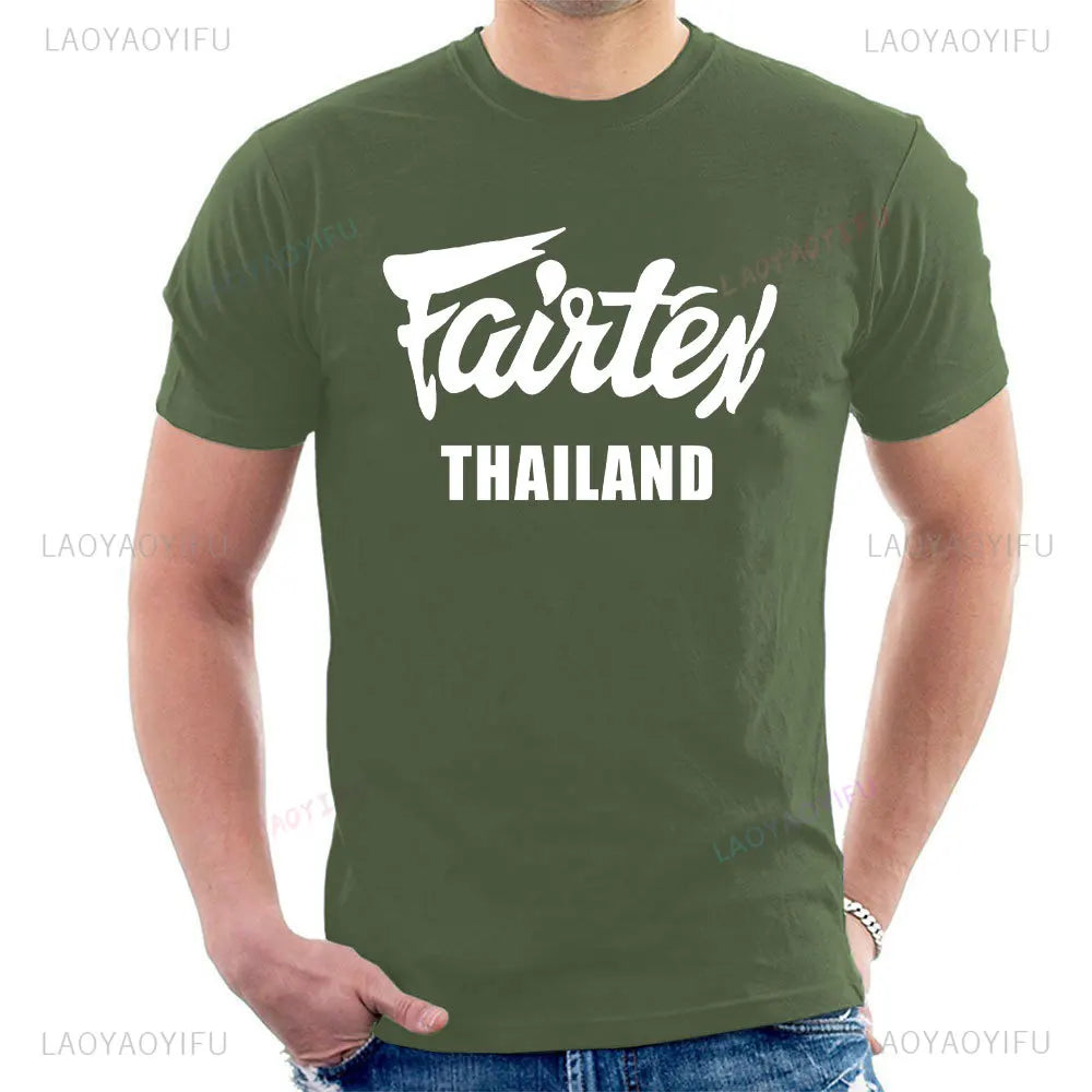 Muay Thai Kickboxing Fairtex Thailand Cotton T shirt