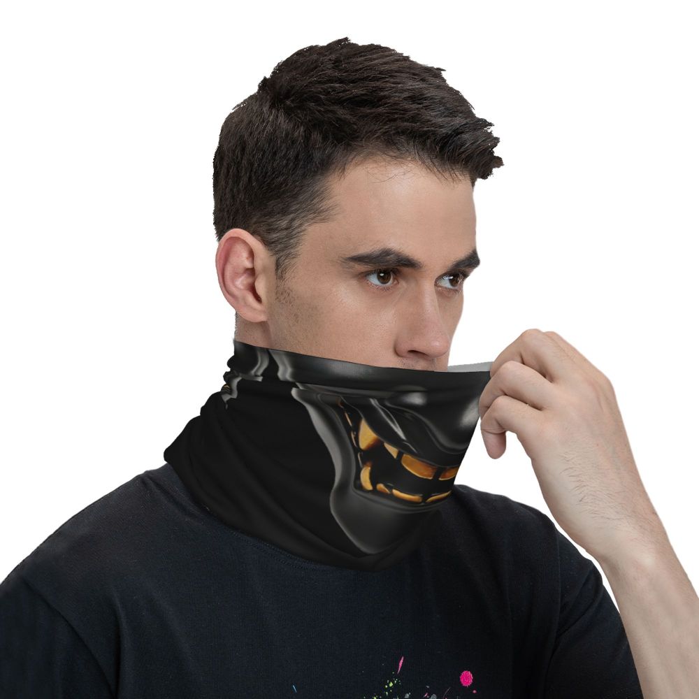 Oni Demon Bandana Neck Gaiter Windproof Face Scarf Cover