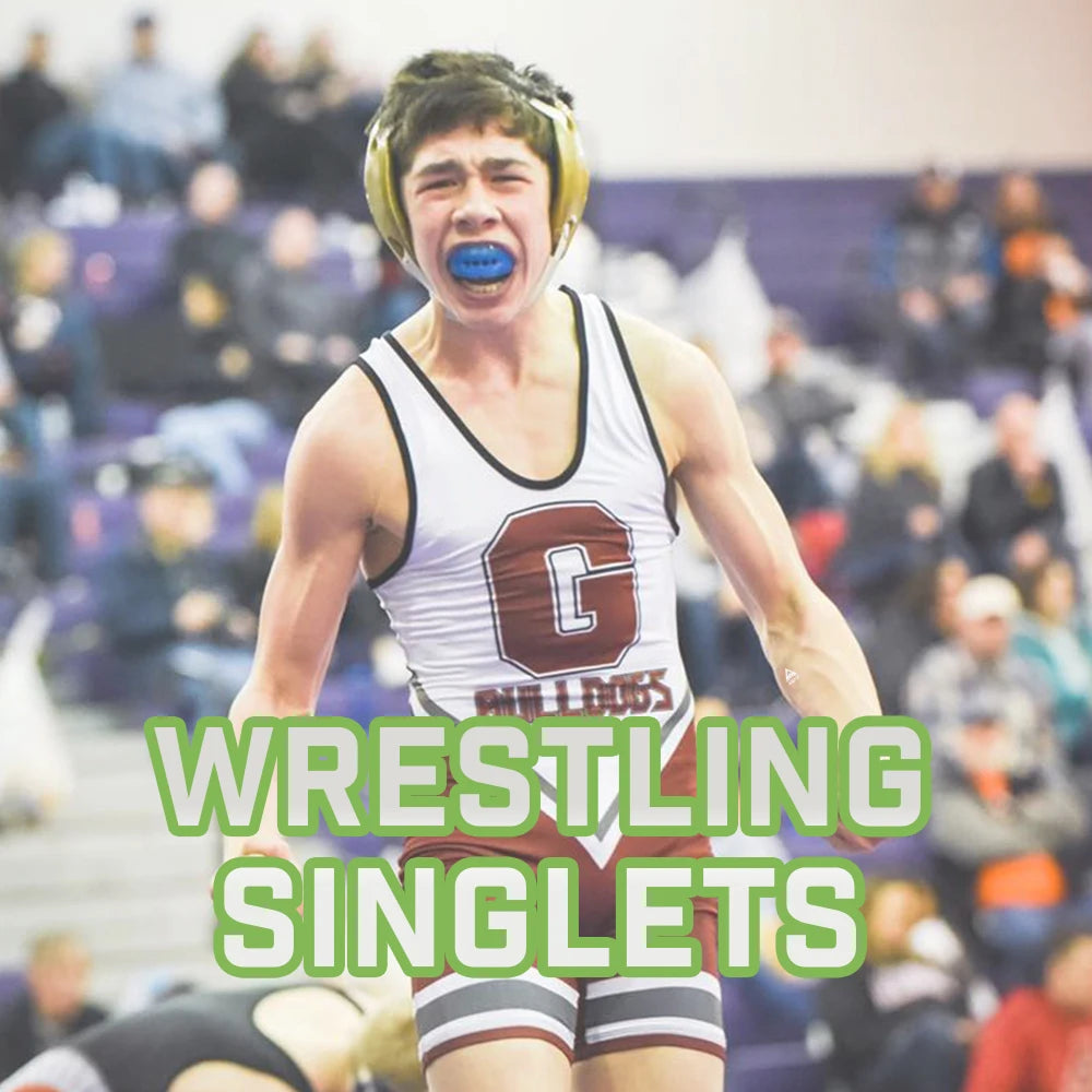 Kids Custom Wrestling Singlets High Quality Durable and Quick Dry