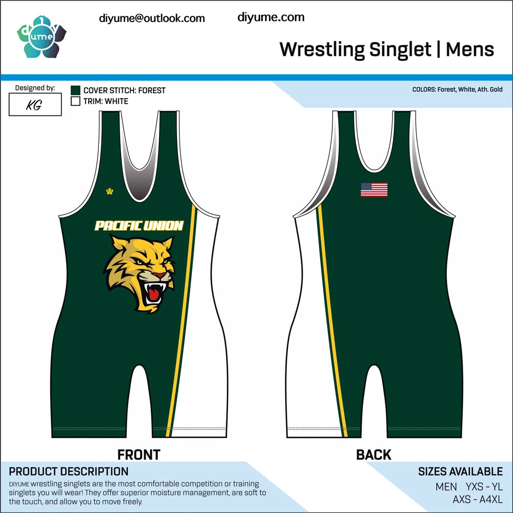 Kids Custom Wrestling Singlets High Quality Durable and Quick Dry