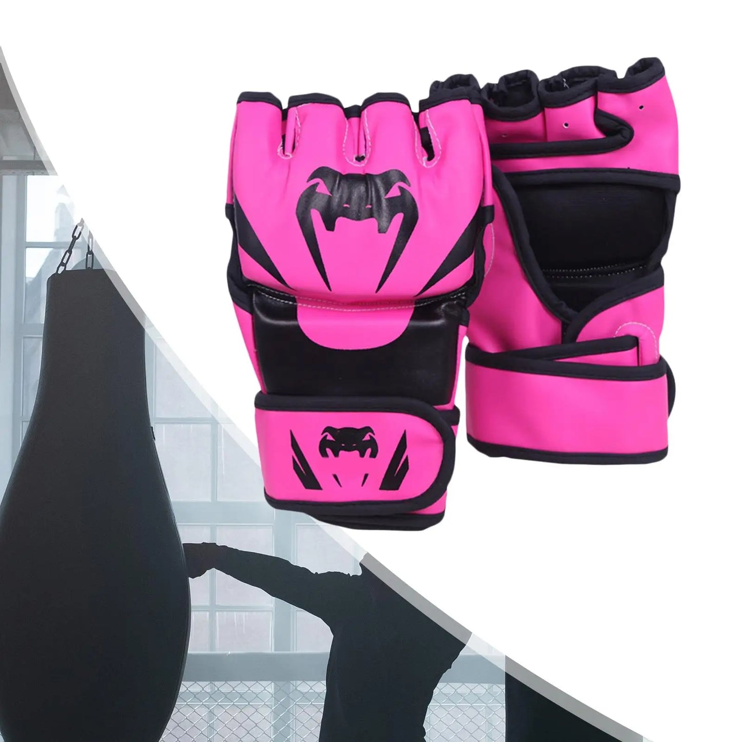 Mma Gloves Sparring Gear Kickboxing Gloves 4 oz. Half Finger