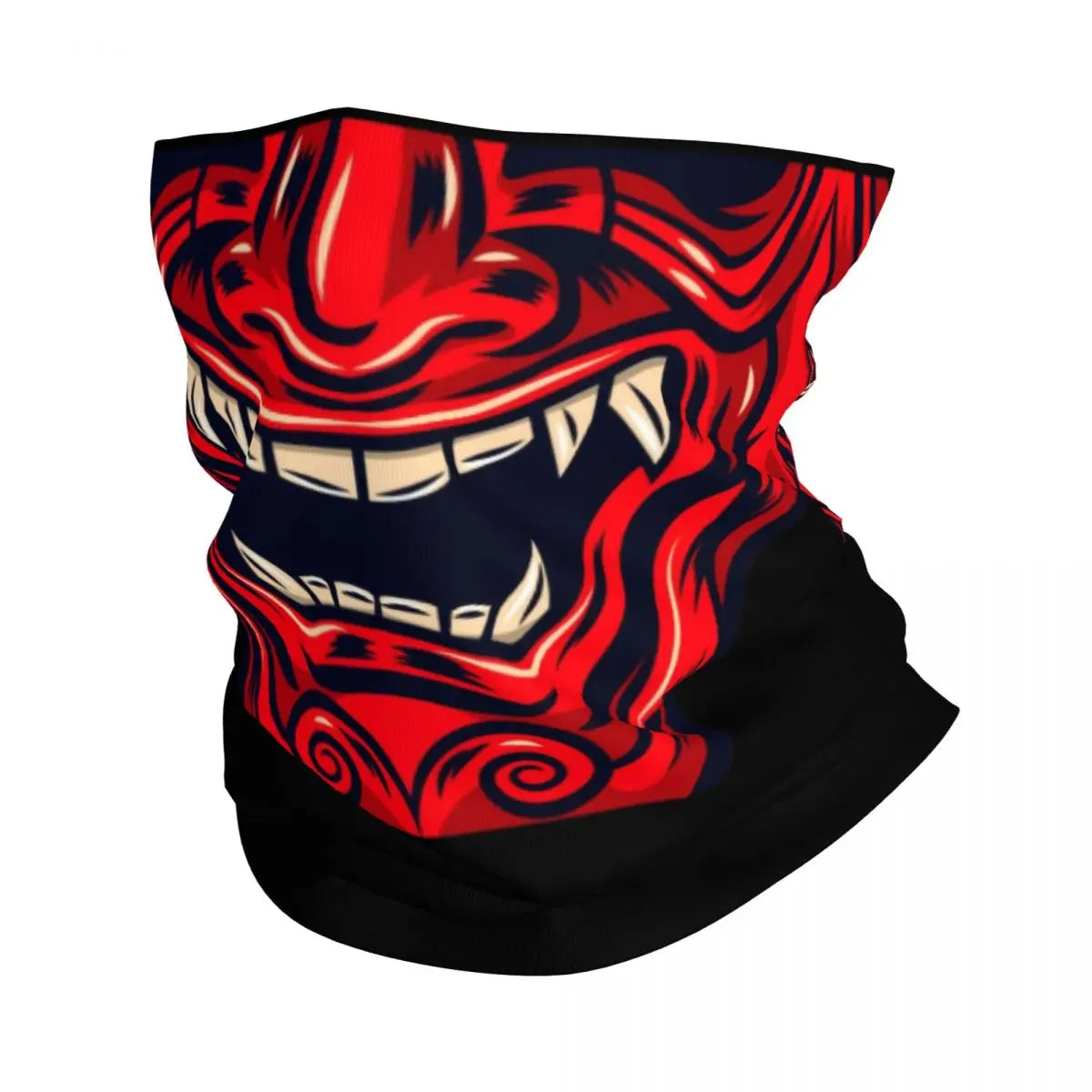 Oni Demon Bandana Neck Gaiter Windproof Face Scarf Cover