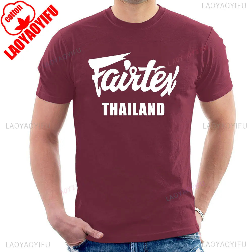 Muay Thai Kickboxing Fairtex Thailand Cotton T shirt