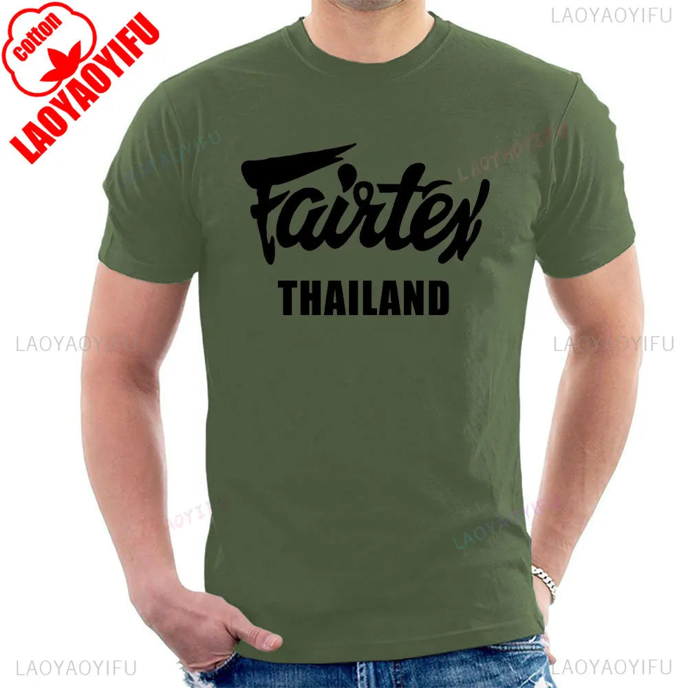 Muay Thai Kickboxing Fairtex Thailand Cotton T shirt