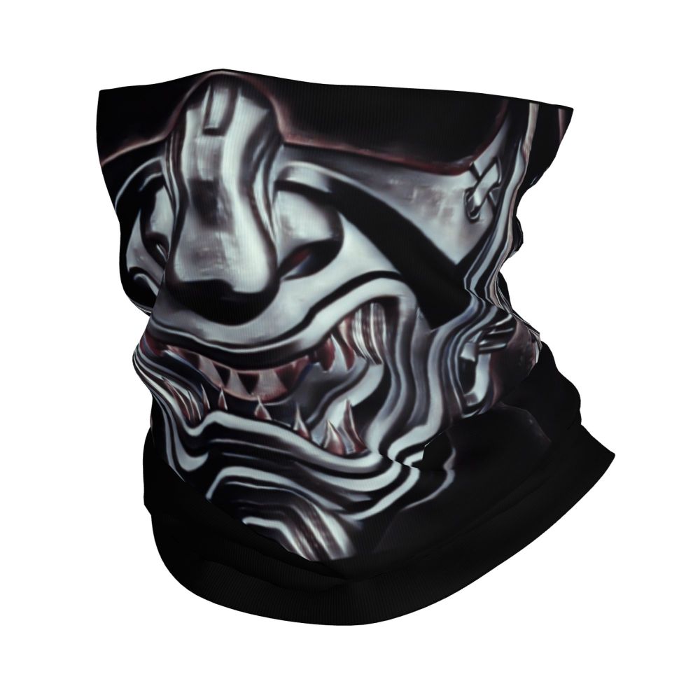 Oni Demon Bandana Neck Gaiter Windproof Face Scarf Cover