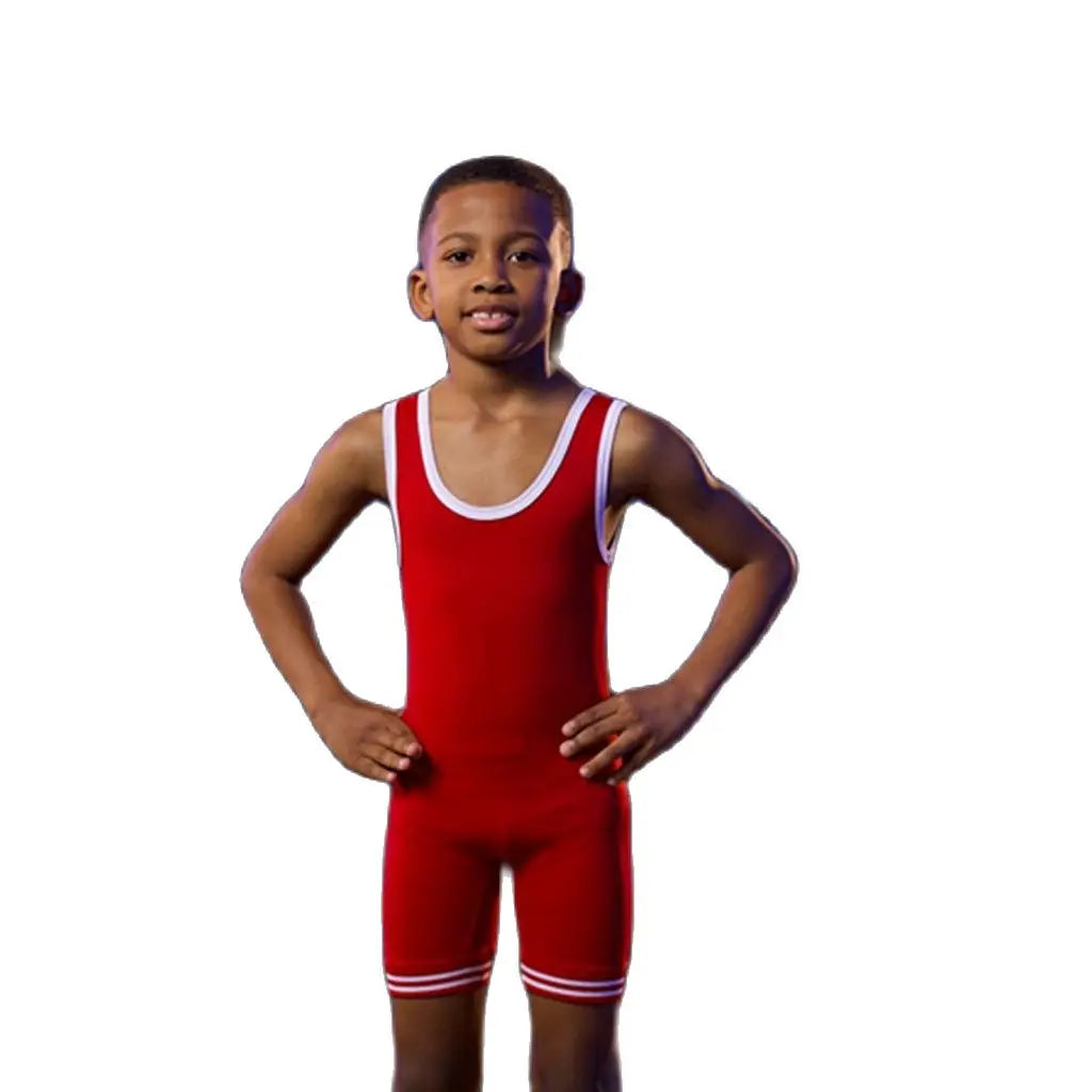 Kids One Piece WRESTLING SINGLET (Multiple Colors