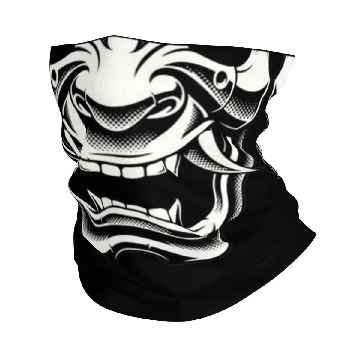 Oni Demon Bandana Neck Gaiter Windproof Face Scarf Cover