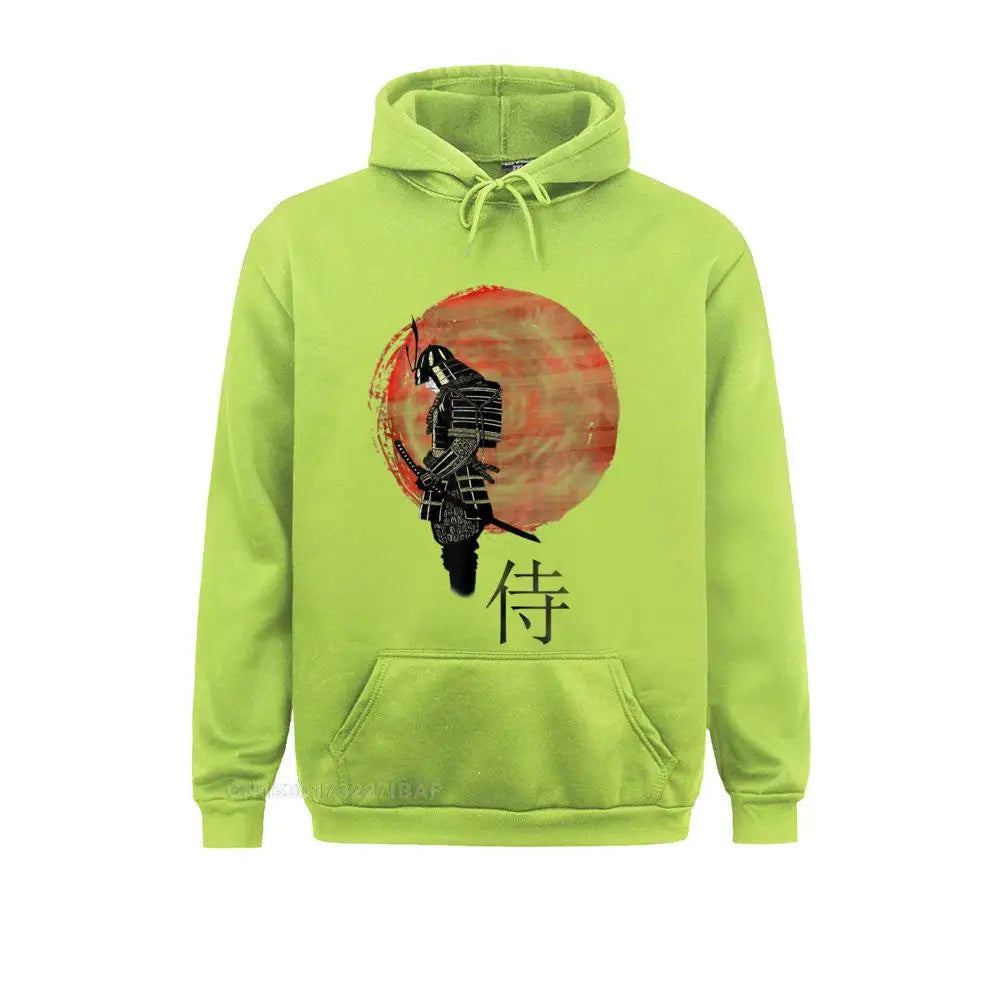 Bushido Samurai Hoodie Japanese Retro Art Print