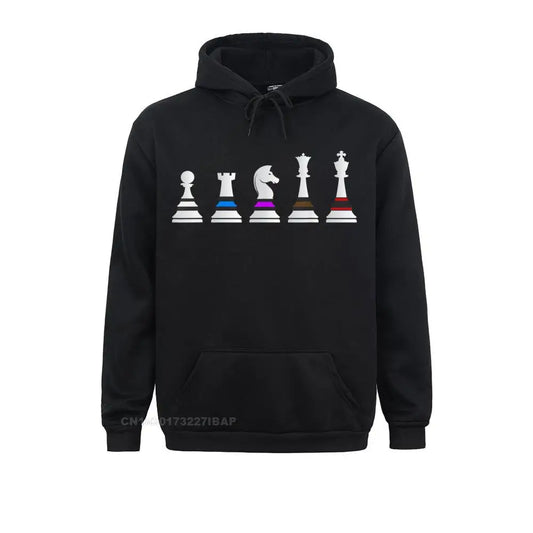 Brazilian Jiu Jitsu Chess Ranking Hoodie