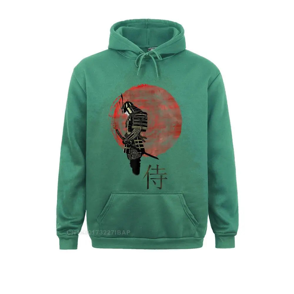 Bushido Samurai Hoodie Japanese Retro Art Print