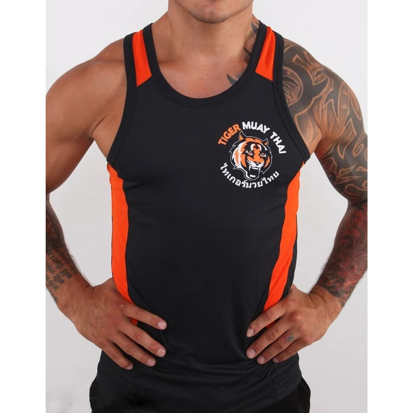 Black Tiger Muay Thai Training Tank Top