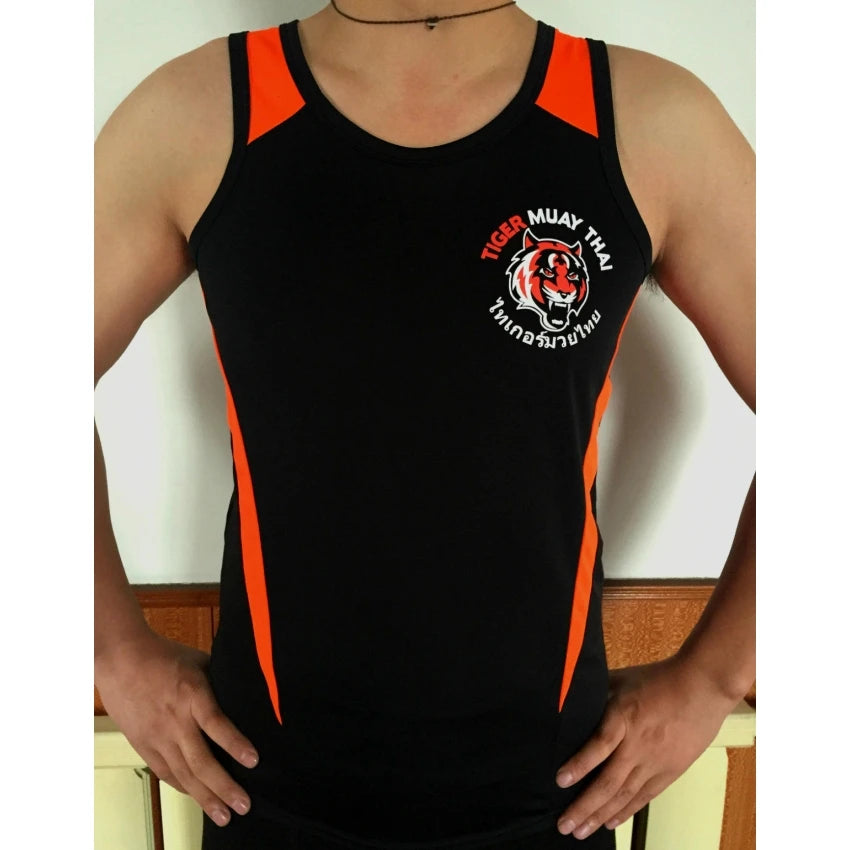 Black Tiger Muay Thai Training Tank Top