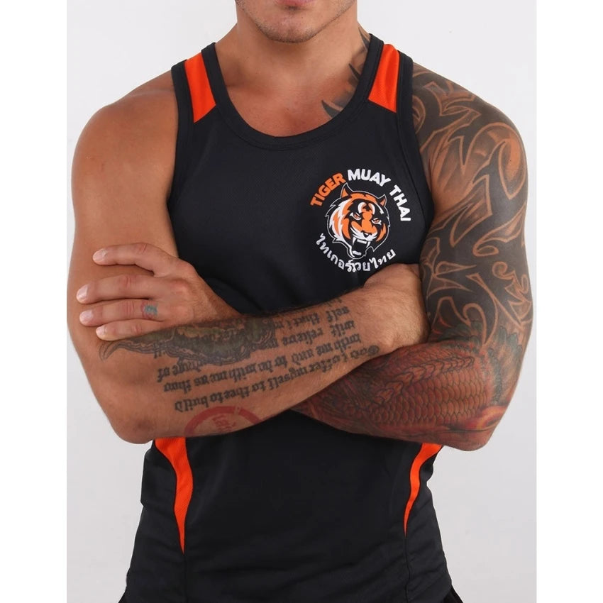 Black Tiger Muay Thai Training Tank Top