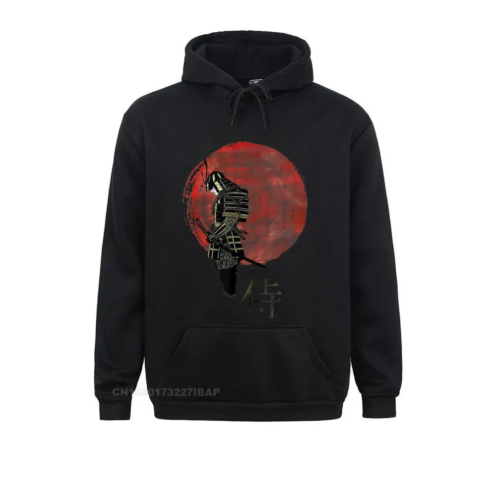 Bushido Samurai Hoodie Japanese Retro Art Print