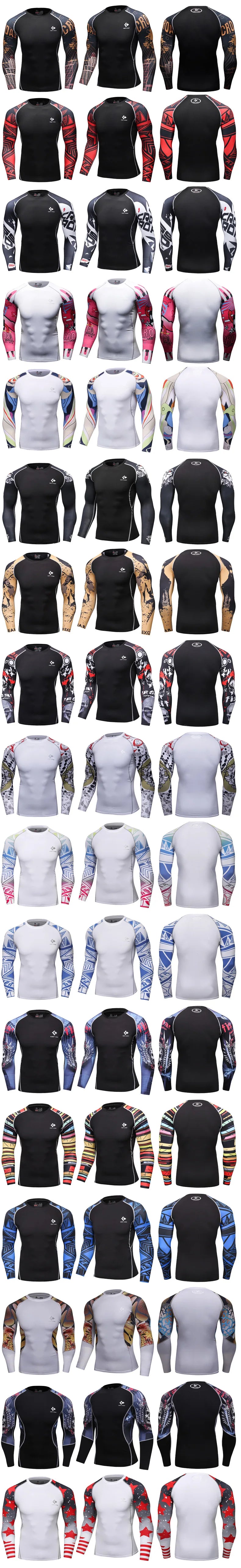 GRAPPLING Quick Drying Kimono Rashguards For Mixed Martial Arts & Brazilian Jiu Jitsu Fighting Fitness Training Tight Long Sleeve Shirt