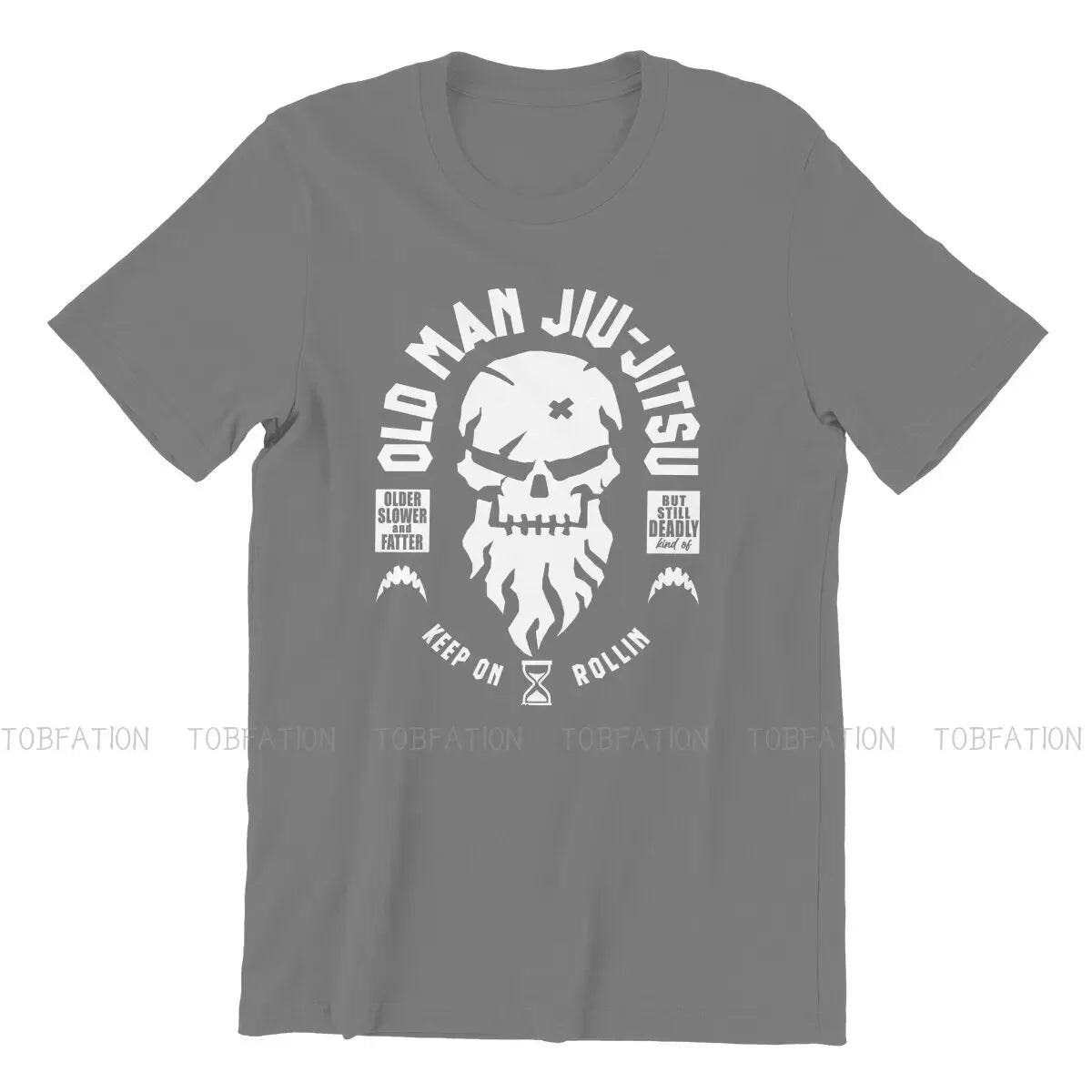 (HOT ITEM) Old Man Jiu Jitsu Crewneck Tee  Shirt