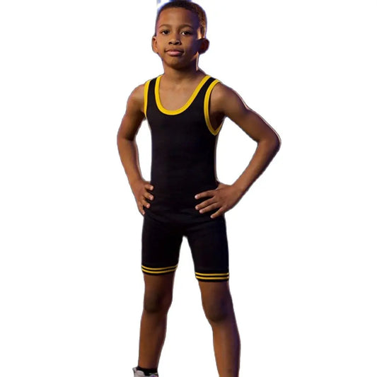 Kids One Piece WRESTLING SINGLET (Multiple Colors