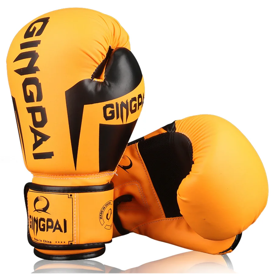 6-8-10-12oz Uni sex GingPai Boxing Gloves