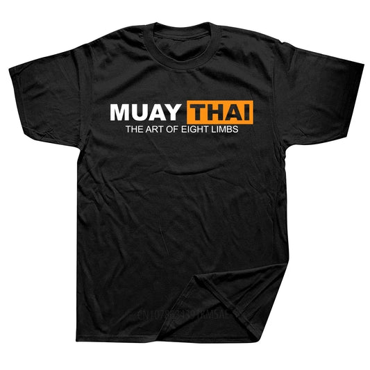 New Summer Cool Tee Shirt Muay Thai Fighters T-Shirt Cotton T Shirt Men Short Sleeve Cotton Boxing Kickboxing Tshirt Tees