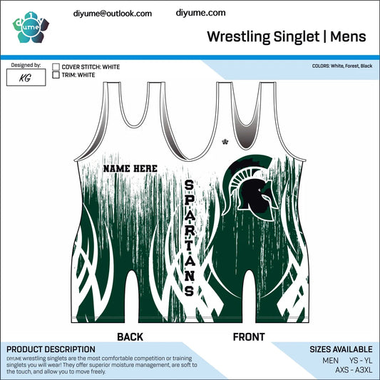 Kids Custom Wrestling Singlets High Quality Durable and Quick Dry